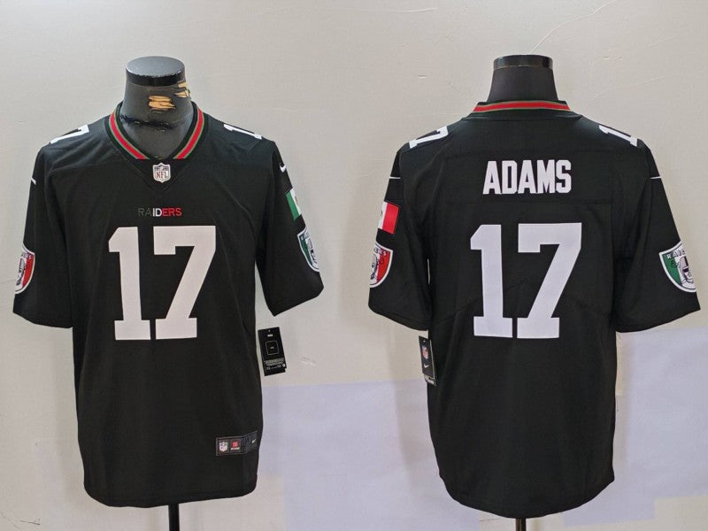Men’s Las Vegas Raiders Davante Adams #17 Black Vapor Limited Jersey