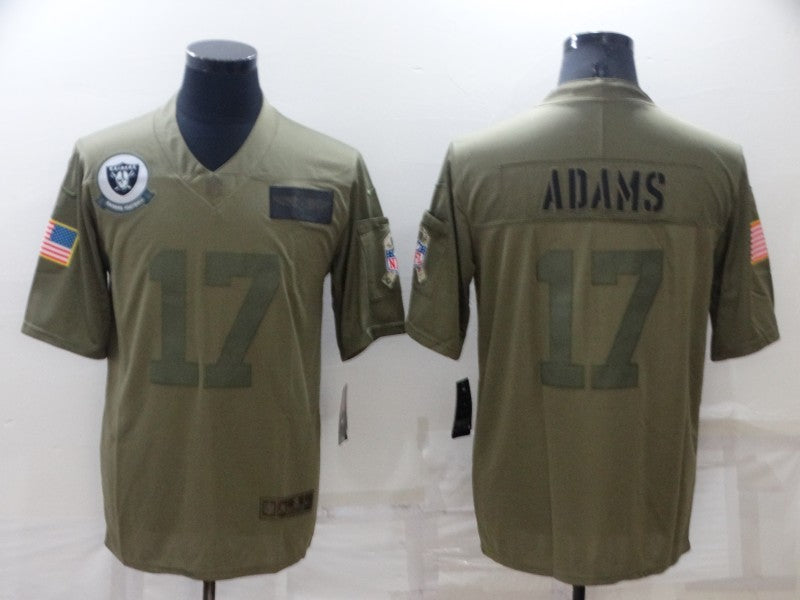 Men’s Las Vegas Raiders Davante Adams #17 Brown Jersey