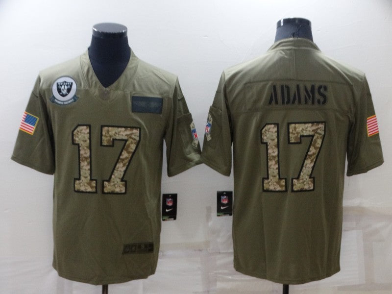 Men’s Las Vegas Raiders Davante Adams #17 Brown Jersey