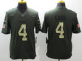 Men’s Las Vegas Raiders Derek Carr #4 Army Green Jersey