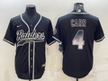 Men’s Las Vegas Raiders Derek Carr #4 Black Jersey Joint Edition
