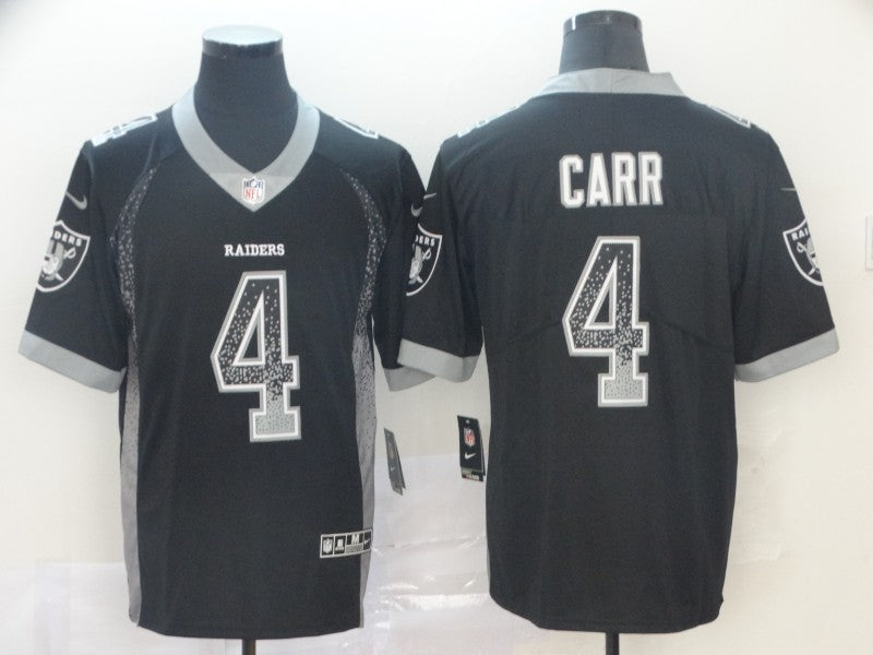 Men’s Las Vegas Raiders Derek Carr #4 Black Jersey