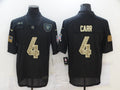 Men’s Las Vegas Raiders Derek Carr #4 Black Jersey