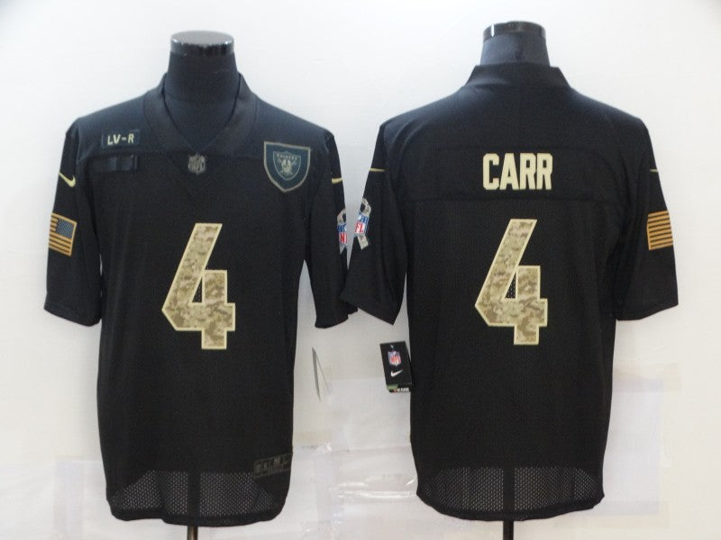 Men’s Las Vegas Raiders Derek Carr #4 Black Jersey