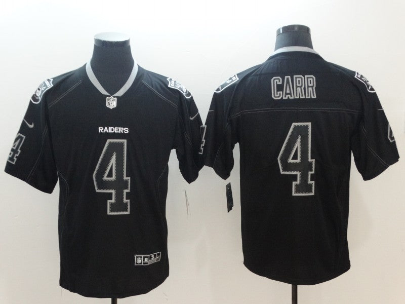 Men’s Las Vegas Raiders Derek Carr #4 Black Jersey