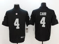 Men’s Las Vegas Raiders Derek Carr #4 Black Vapor Jersey Black