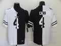 Men’s Las Vegas Raiders Derek Carr #4 Black/White Jersey