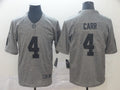 Men’s Las Vegas Raiders Derek Carr #4 Gray Alternate Jersey