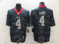 Men’s Las Vegas Raiders Derek Carr #4 Gray Camouflage Jersey