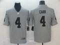 Men’s Las Vegas Raiders Derek Carr #4 Gray Inverted Legend Jersey