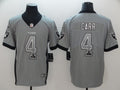 Men’s Las Vegas Raiders Derek Carr #4 Gray Jersey