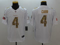 Men’s Las Vegas Raiders Derek Carr #4 White Alternate Jersey