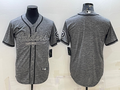 Men’s Las Vegas Raiders Gray Blank Jersey