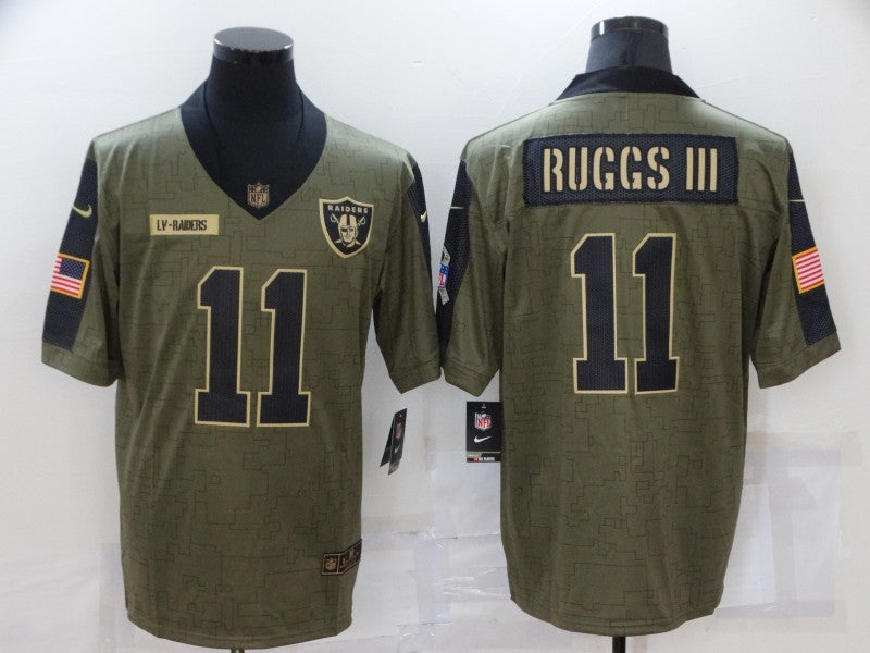 Men’s Las Vegas Raiders Henry Ruggs III #11 Brown Jersey