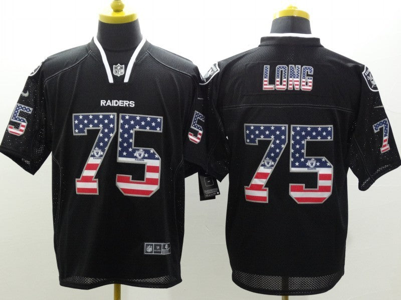 Men’s Las Vegas Raiders Howie Long #75 Black Jersey