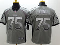 Men’s Las Vegas Raiders Howie Long #75 Gray Jersey