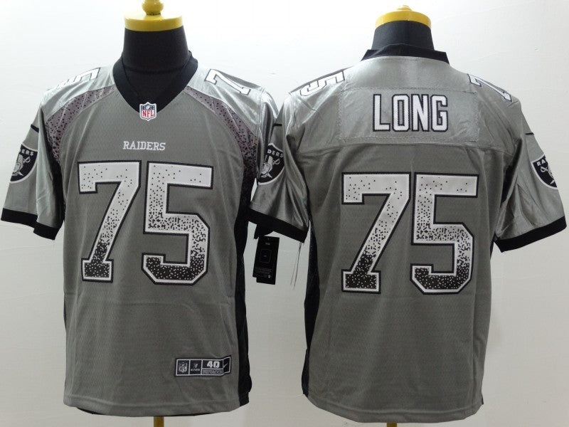 Men’s Las Vegas Raiders Howie Long #75 Gray Jersey