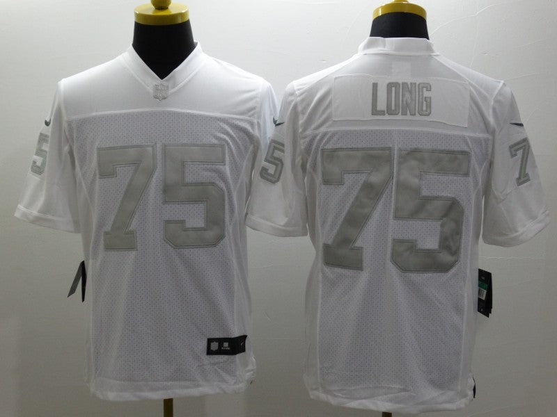 Men’s Las Vegas Raiders Howie Long #75 White Jersey
