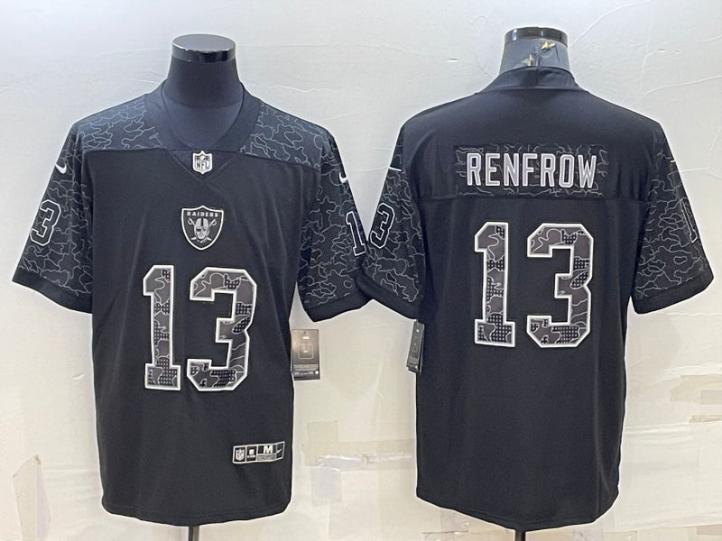Men’s Las Vegas Raiders Hunter Renfrow #13 Black Retired RFLCTV Limited Jersey