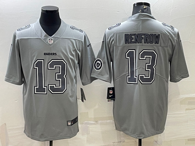 Men’s Las Vegas Raiders Hunter Renfrow #13 Gray Atmosphere Jersey