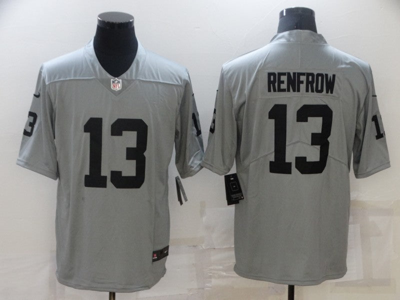 Men’s Las Vegas Raiders Hunter Renfrow #13 Gray Inverted Legend Jersey
