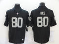 Men’s Las Vegas Raiders Jerry Rice #80 Black Jersey