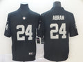 Men’s Las Vegas Raiders Jonathan Abram #24 Black Jersey