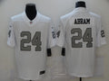 Men’s Las Vegas Raiders Jonathan Abram #24 White Jersey