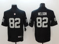 Men’s Las Vegas Raiders Jordy Nelson #82 Black Jersey
