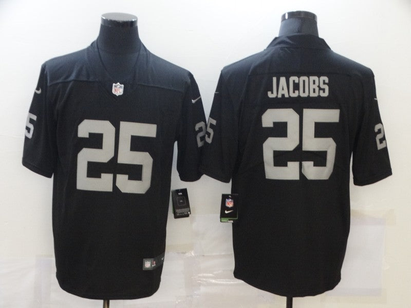 Men’s Las Vegas Raiders Josh Jacobs #25 Black Jersey