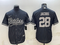 Men’s Las Vegas Raiders Josh Jacobs #28 Black Jersey Joint Edition