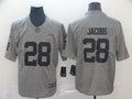 Men’s Las Vegas Raiders Josh Jacobs #28 Gray Jersey