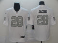 Men’s Las Vegas Raiders Josh Jacobs #28 White Jersey