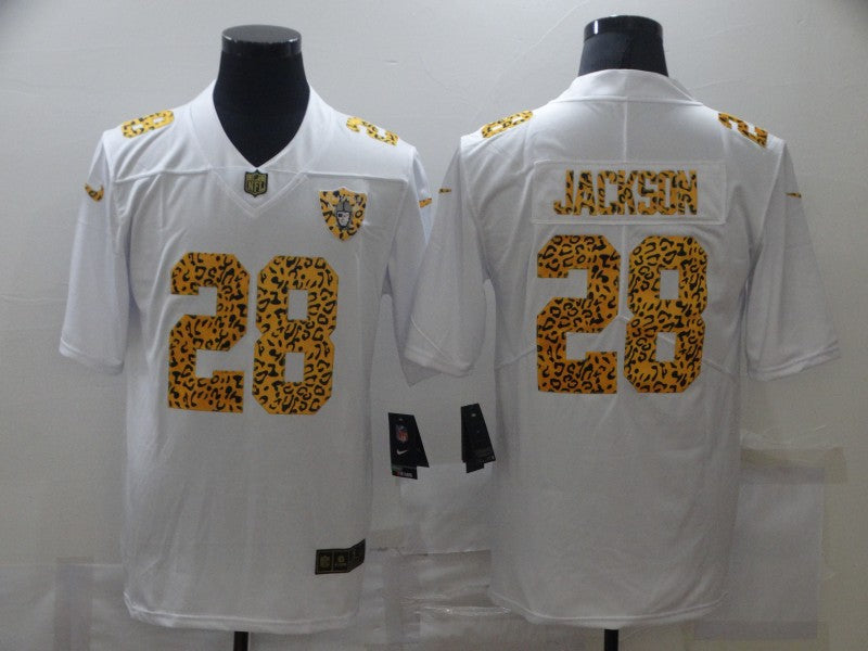 Men’s Las Vegas Raiders Josh Jacobs #28 White Team Jersey