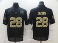 Men’s Las Vegas Raiders Josh Jacobs Black Authentic Jersey