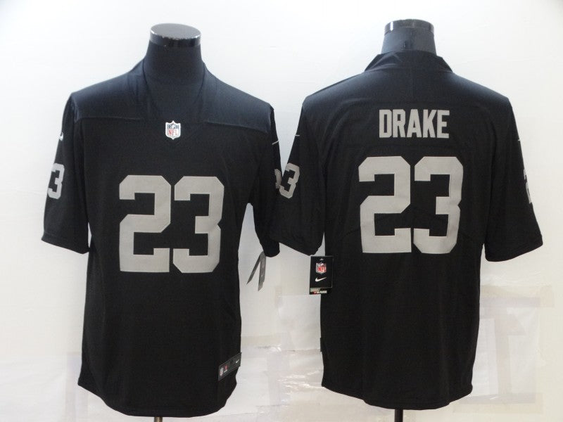 Men’s Las Vegas Raiders Kenyan Drake #23 Black Jersey