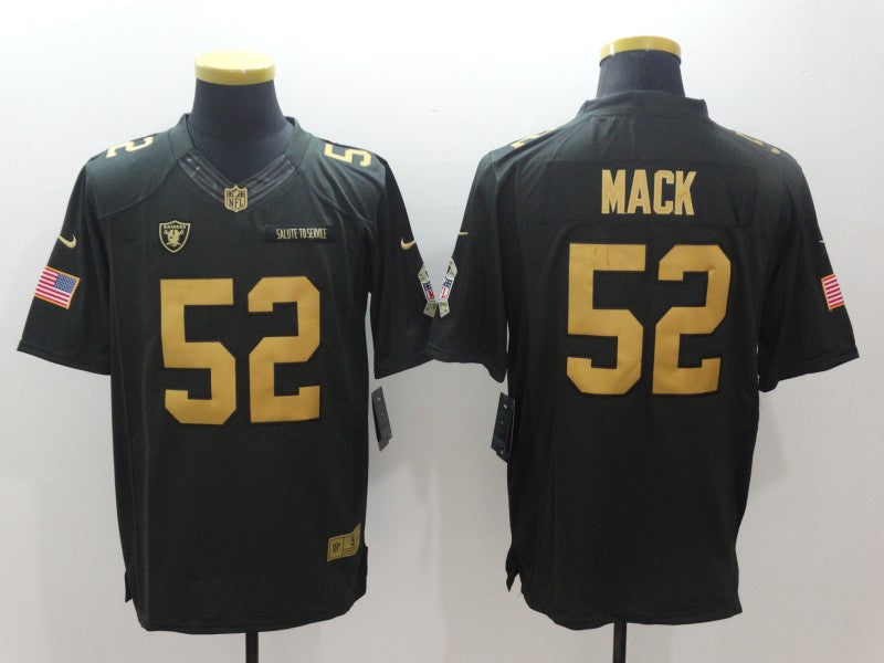 Men’s Las Vegas Raiders Khalil Mack #52 Black Jersey