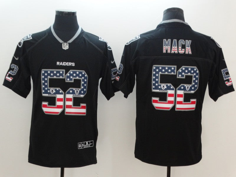 Men’s Las Vegas Raiders Khalil Mack #52 Black Jersey