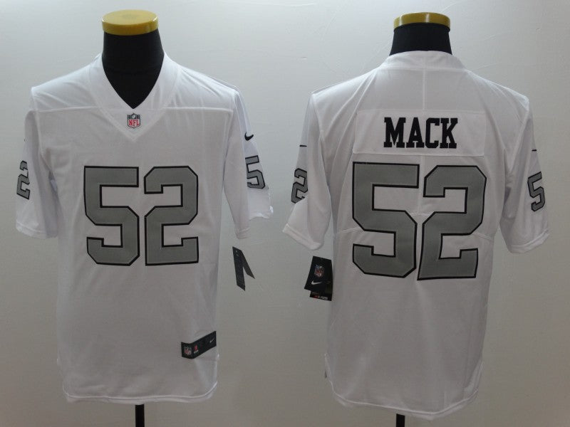 Men’s Las Vegas Raiders Khalil Mack #52 White Jersey