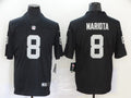 Men’s Las Vegas Raiders Marcus Mariota #8 Black Jersey