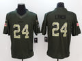 Men’s Las Vegas Raiders Marshawn Lynch #24 Army Green Jersey