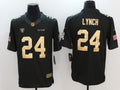Men’s Las Vegas Raiders Marshawn Lynch #24 Black Jersey
