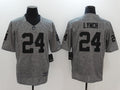 Men’s Las Vegas Raiders Marshawn Lynch #24 Gray Jersey