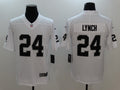 Men’s Las Vegas Raiders Marshawn Lynch #24 White Jersey
