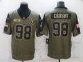 Men’s Las Vegas Raiders Maxx Crosby #98 Brown Jersey