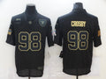 Men’s Las Vegas Raiders Maxx Crosby Black 2020 Salute To Service Limited Jersey