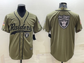 Men’s Las Vegas Raiders Olive 2022 Salute To Service Limited Jersey