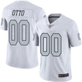 Men’s Las Vegas Raiders Retired Player #00 Jim Otto Nike White Color Rush Legend Player Jersey