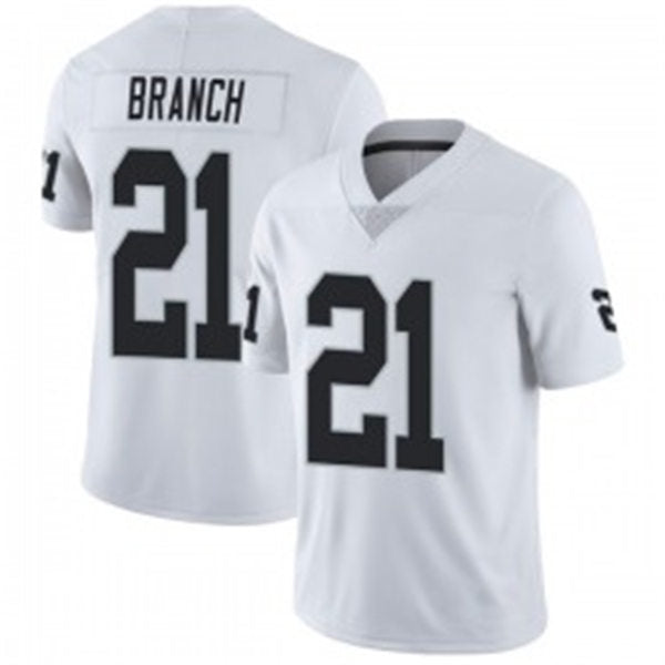 Men’s Las Vegas Raiders Retired Player #21 Cliff Branch White Vapor Untouchable Stitched NFL Nike Limited Jersey