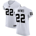 Mens Las Vegas Raiders Retired Player #22 Mike Haynes Nike White Vapor Untouchable Limited Player Jersey